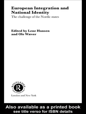 cover image of European Integration and National Identity